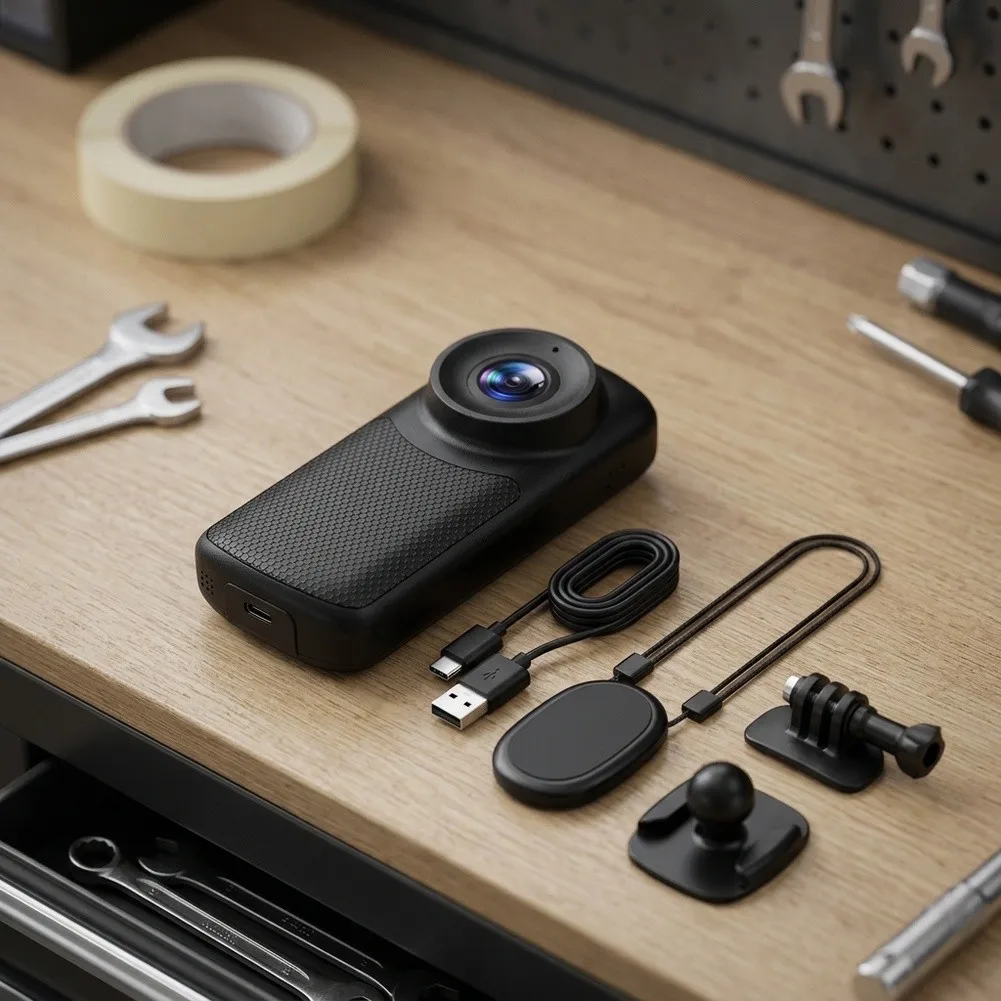 HD 1080P Action Camera With 1.45 Display Portable Wearable Camera Recorder For Cycling & Sports Photography Accessories