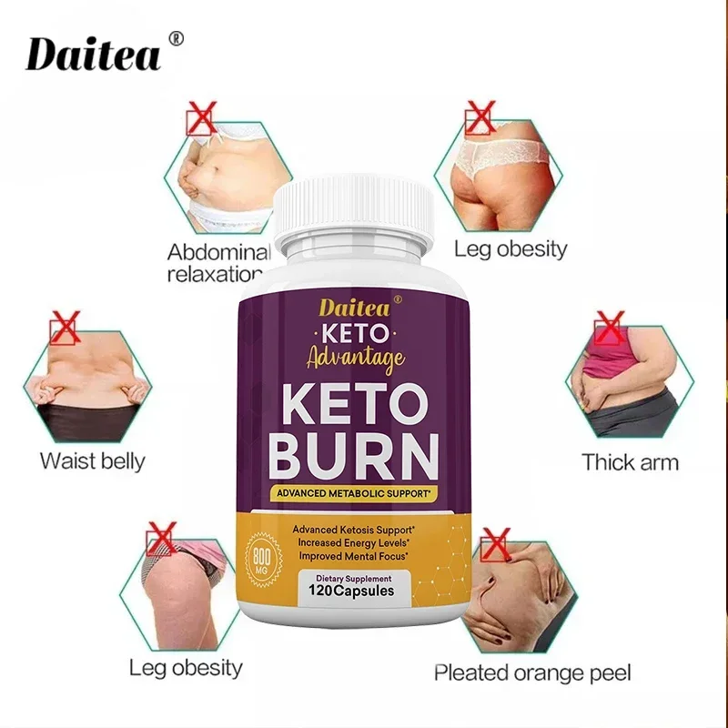 Keto Burn Weight Management Weight Loss for Lowering Diabetes Levels BHB Ketogenic Advanced Ketosis Formula 120 Capsules