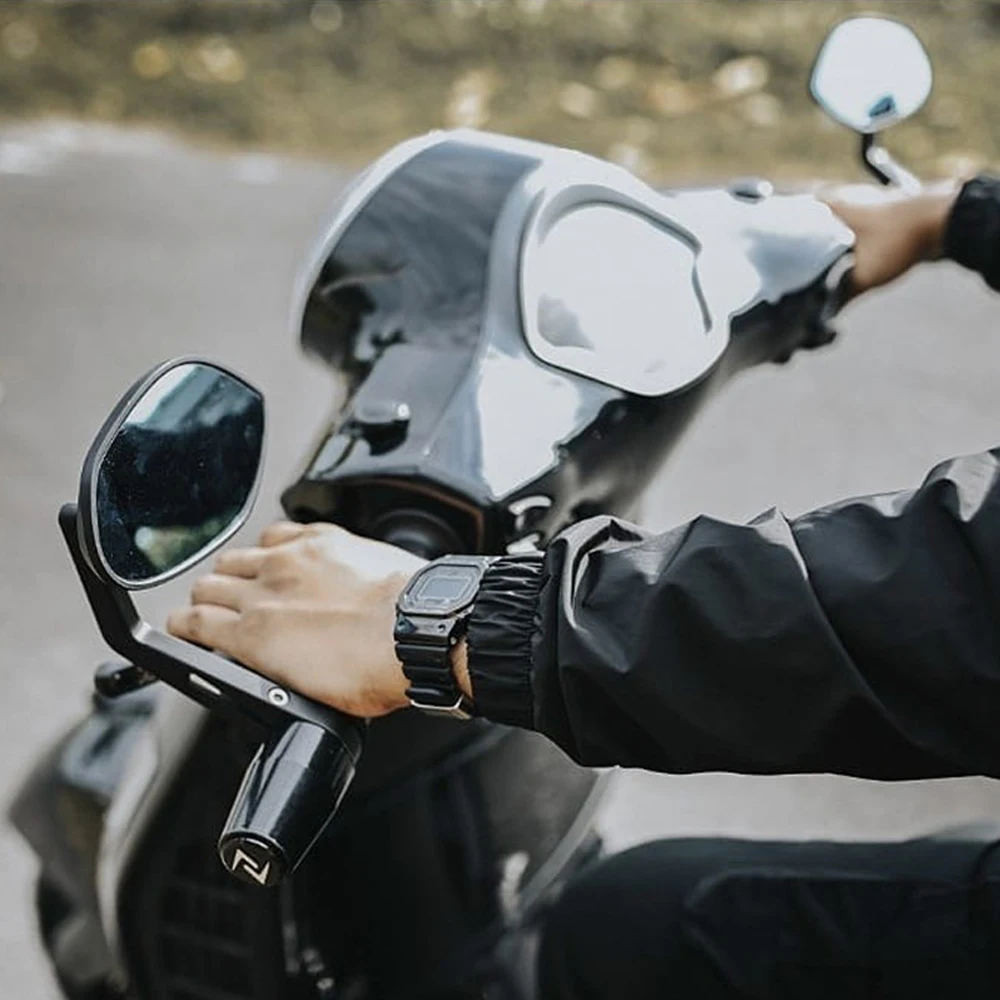لفيسبا سبرينت/بريمافيرا 50 125 150 GTS/GTV 300 العالمي للدراجات النارية مرايا الرؤية الخلفية باستخدام الحاسب الآلي دراجة نارية بار نهاية المرايا الجانبية #2