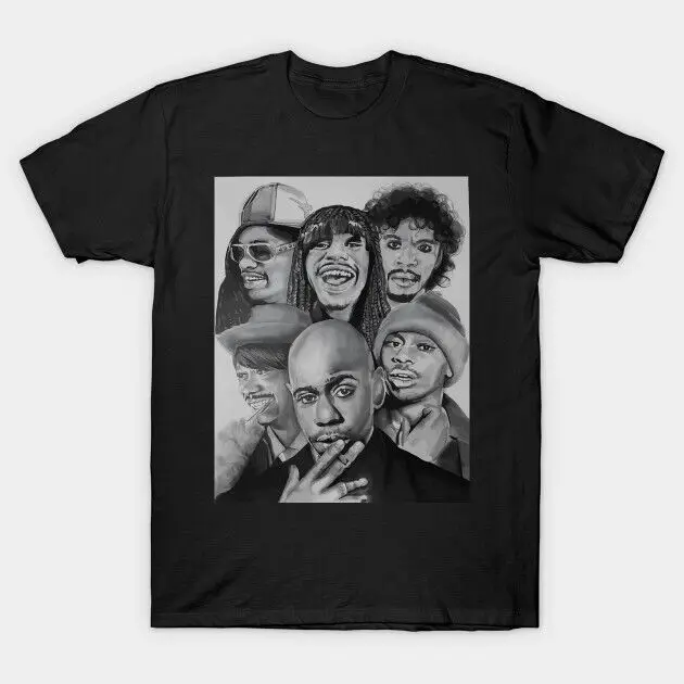 Dave Chappelle Many Face Edition Comedy Chappelle's Show  T-Shirt S-6XL