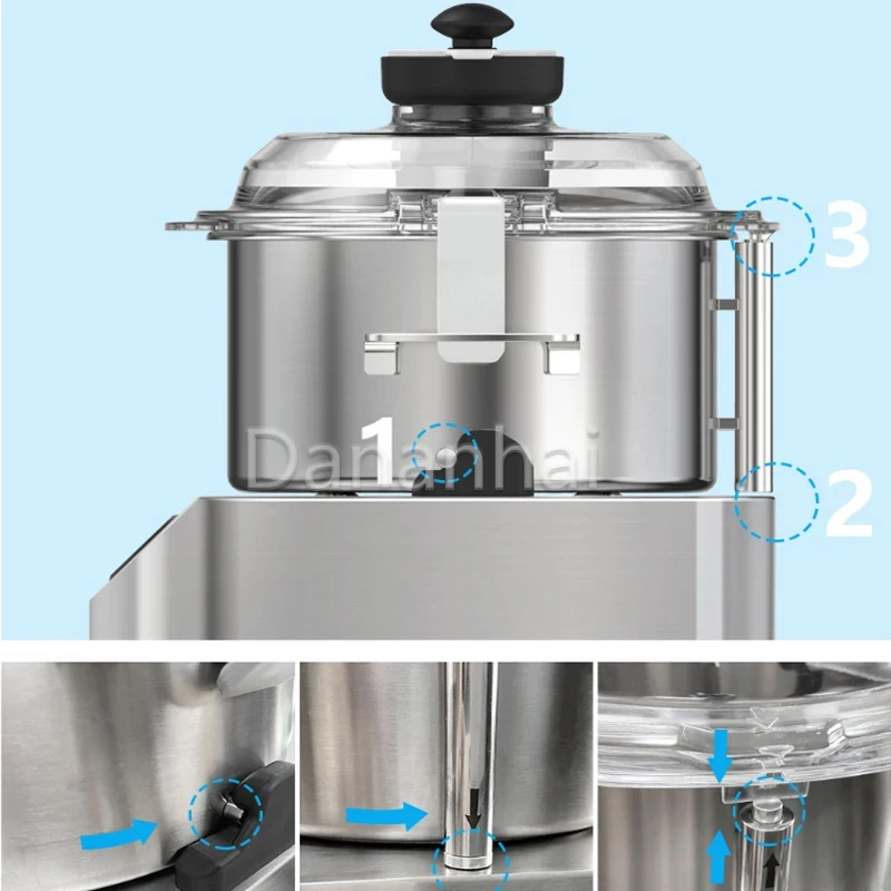 Verticale Rijst-Vlees Dumplings Klopper Groente Knoflook Chopper Mixer Kaas Mixer Keukenmachine