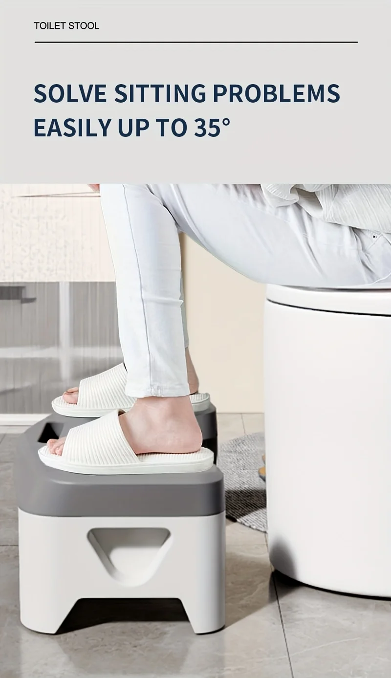 Thickened Toilet Foot Stool For Pregnant Women Adults Kids Squat Potty Helper Household Bathroom Step Stool