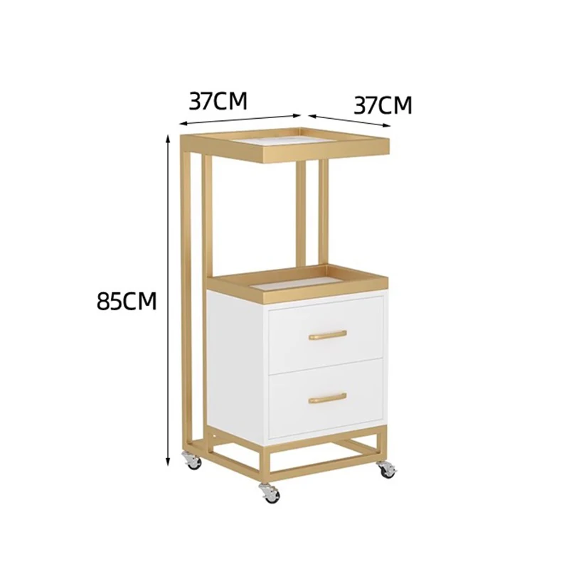 Ruedas de mesa para cosméticos, carrito multifuncional plegable para Hospital, organizador de servicio de comida, Muebles multiusos, servicio de