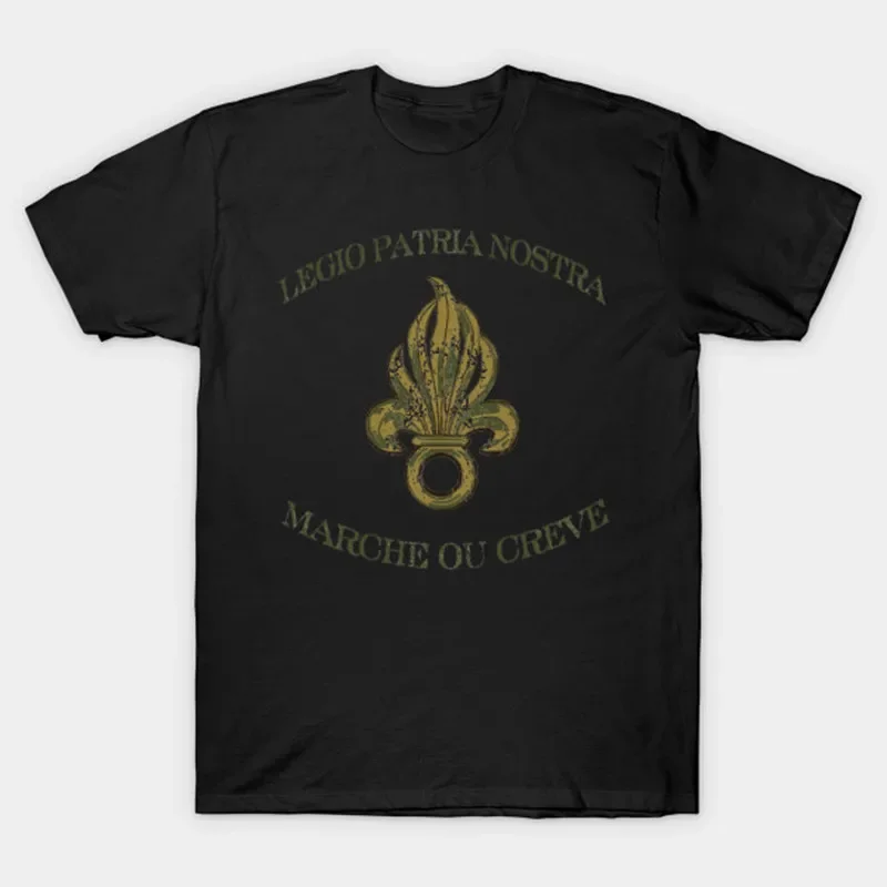 French Foreign Legion Men T-Shirt Short Sleeve Casual Cotton O-Neck Summer Tees