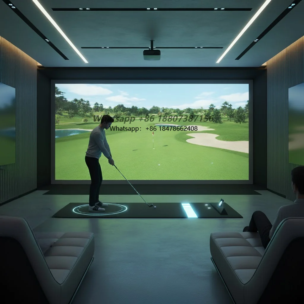 Smart AR Immersive Experience VR Golf Club Indoor Golf Simulator Virtual Reality Golf Game Machine for Home