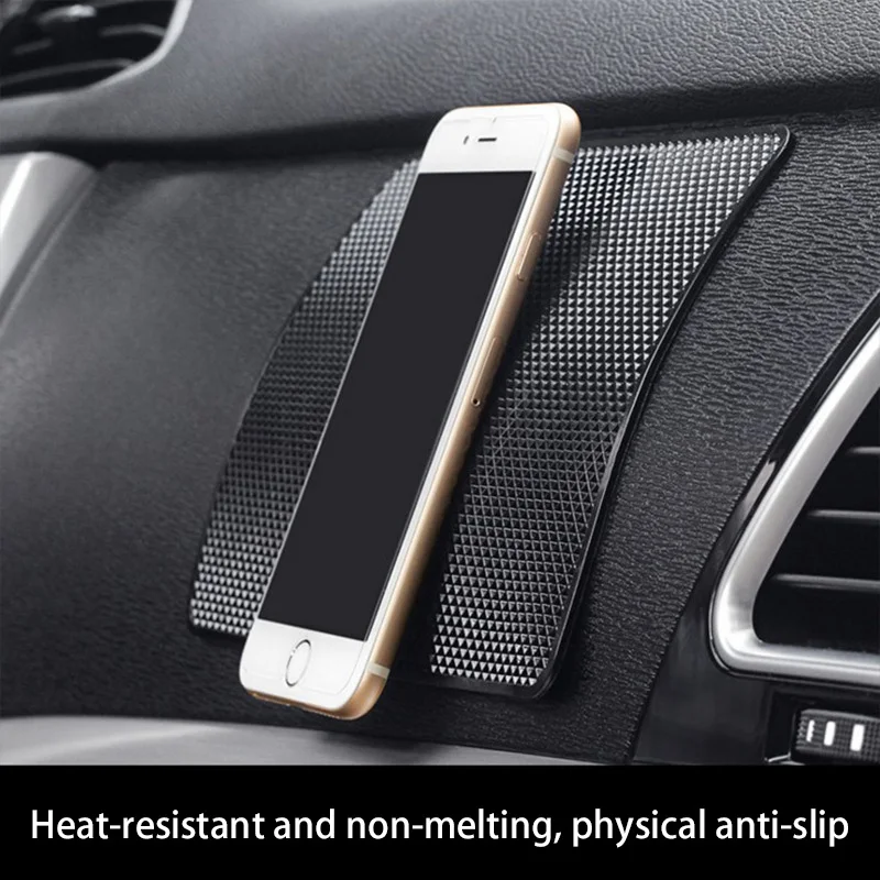 Car Anti Slip Pad Car Ornament Silicone High Temperature Resistant Central Control Instrument Panel High Viscosity Anti Slip Pad