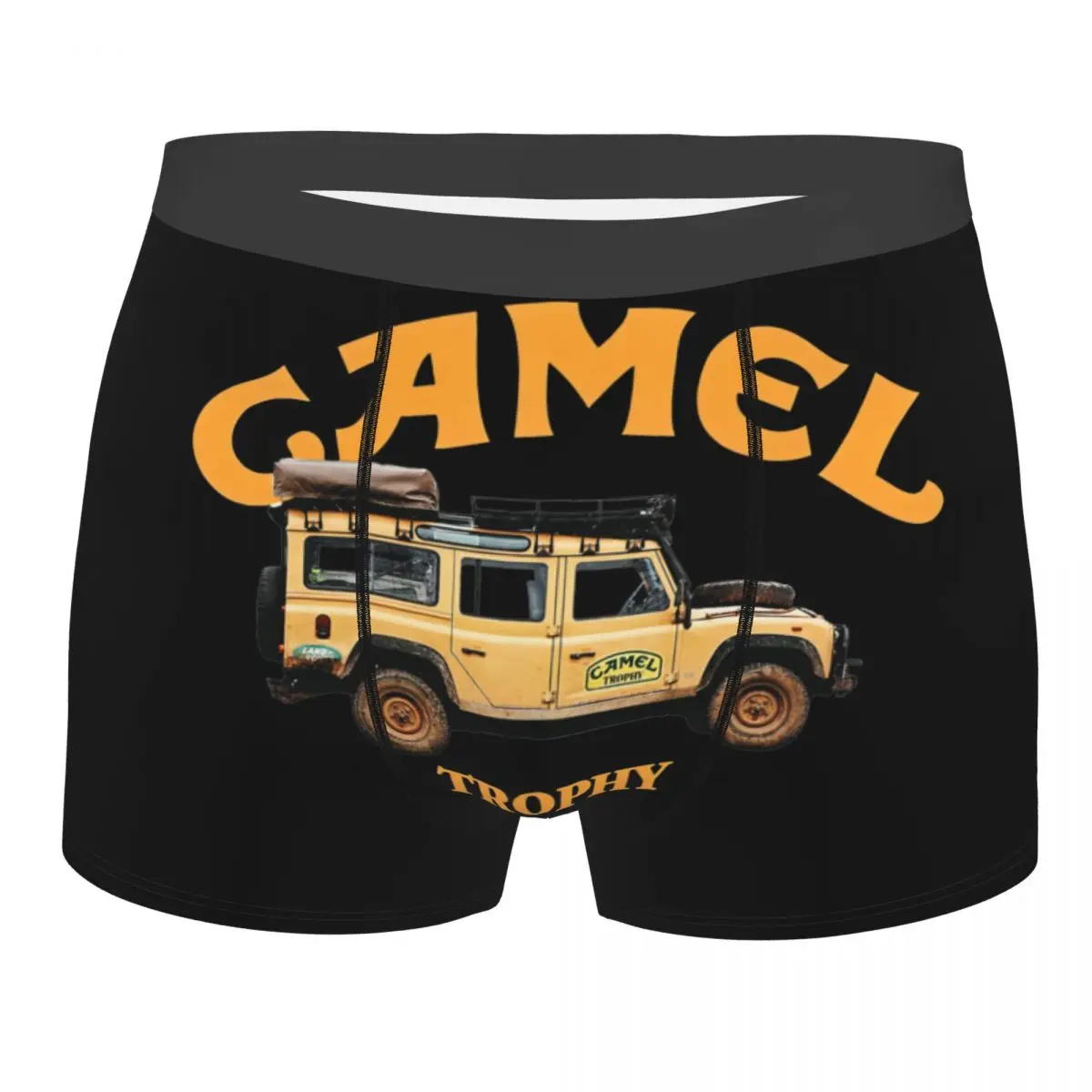 Male Cool Camel Trophy Defender 110 Underwear Boxer Briefs Stretch Shorts Panties Underpants