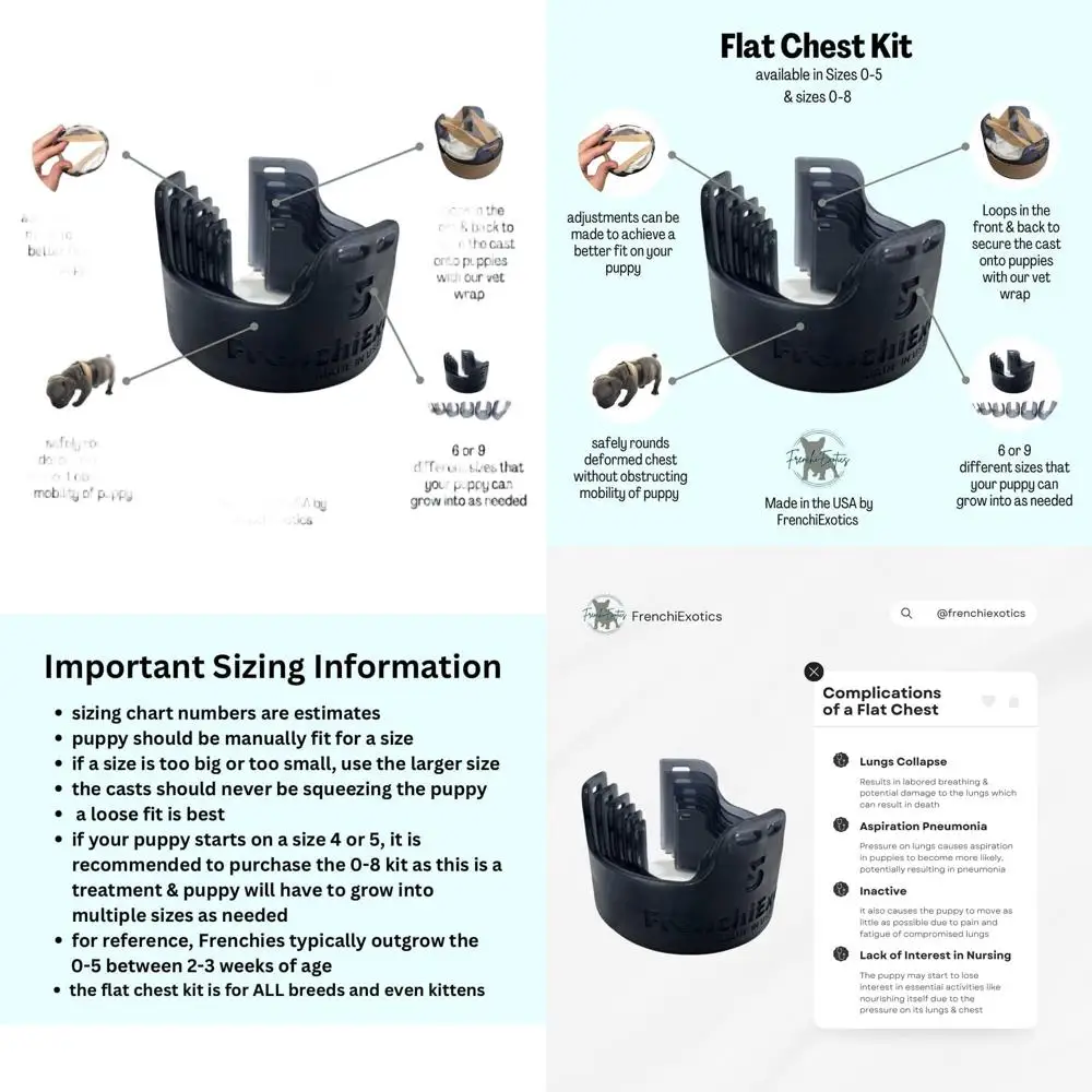 

Puppy Flat Chest Kit - Essential Whelping Supplies for Sizes 0-5