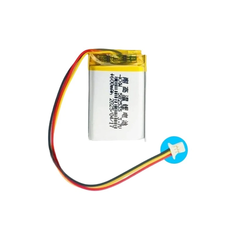 3.7V 600mAh 582535 3Pin Rechargeable Lithium Polymer Battery For Car DVR Gamera Dash Cam GPS Sat Nav Navigation Music Player
