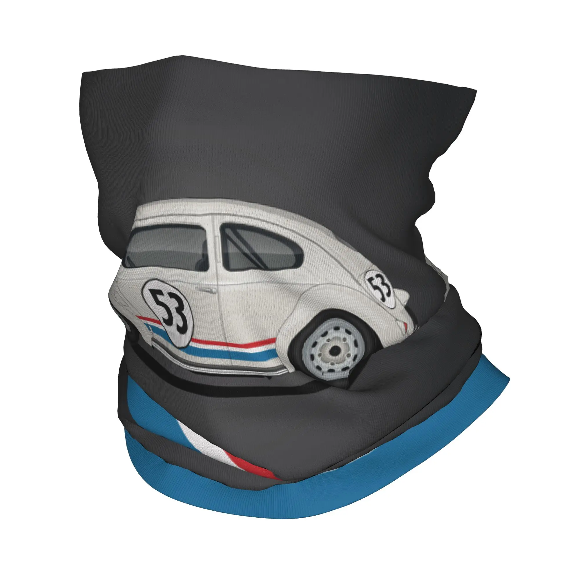 

Бандана с принтом Herbie Number 53 для любителей гоночных автомобилей, многофункциональный платок на шею, многофункциональная повязка на голову, унисекс, для велоспорта