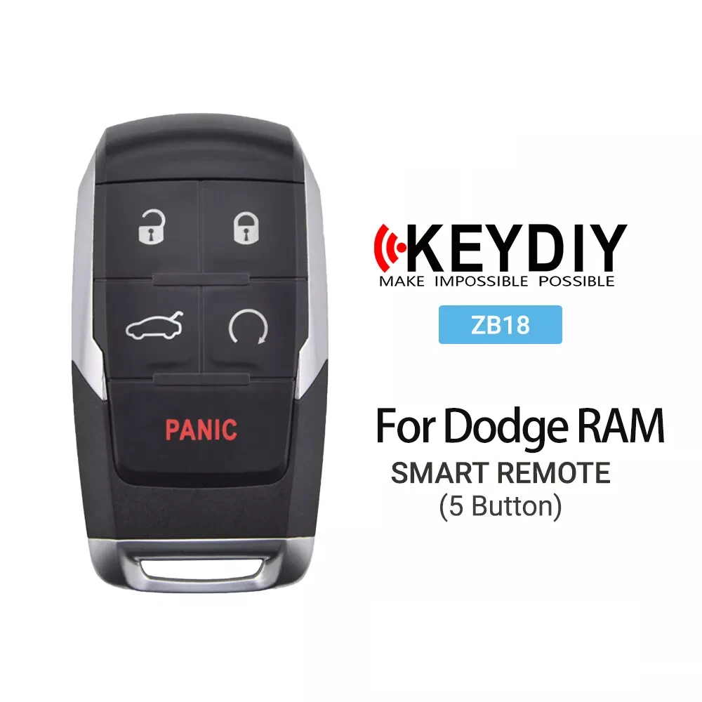 

Универсальный ключ KEYDIY KD Smart Key серии ZB ZB18 для KD-MAX KD-X2, пульт дистанционного управления для автомобильных ключей, подходит для более 2000 моделей Chrysler/Dodge/Jeep