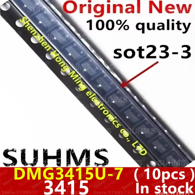 (10piece)100% New DMG3415U-7 DMG3415 3415 sot23-3