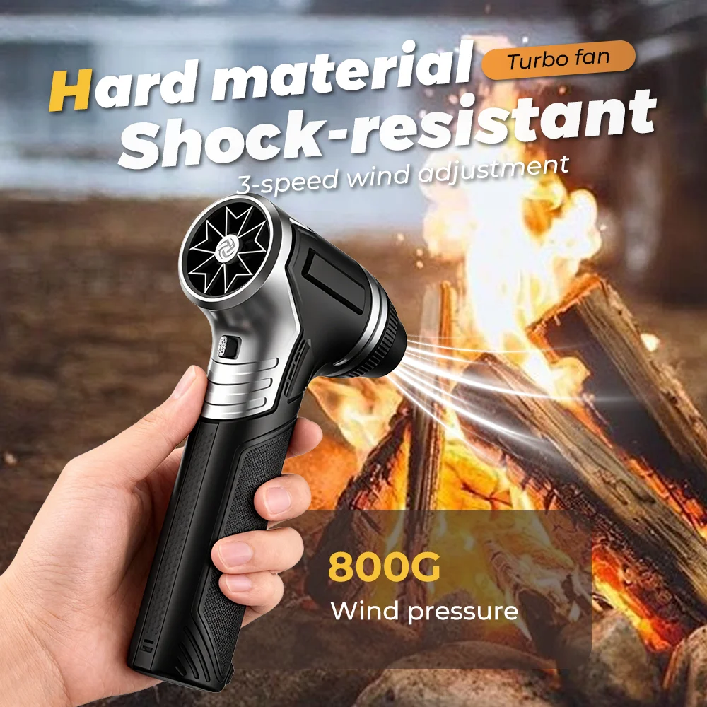 

X501 Air Blower 800g Super Wind Pressure Violent Fan Blower 30w Fast Charging 2500mAh*6 Battery Car House Industrial Snow Blower