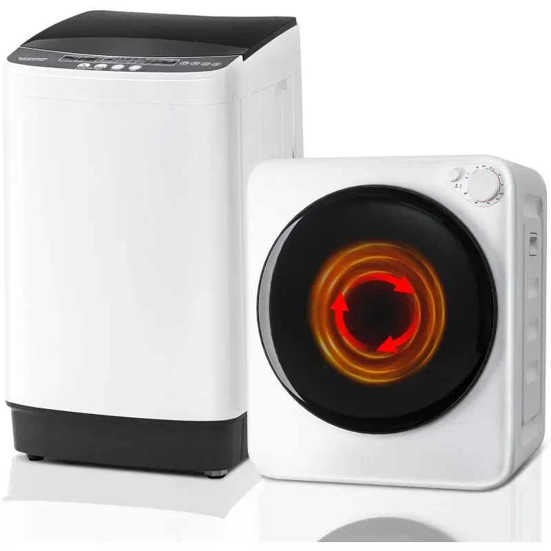 

17 Lbs 1.8 Cu.Ft Portable Washer Dryer Combo | Full-Automatic Compact Laundry Set with Space-Saving Design Customized