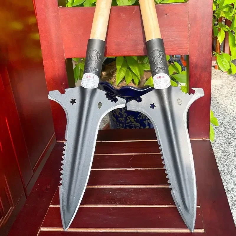 Gardening Shovel Multi-Purpose Spearhead, Outdoor Camping Tools, Open Mountain Split Wood Open Wild Boar Spear