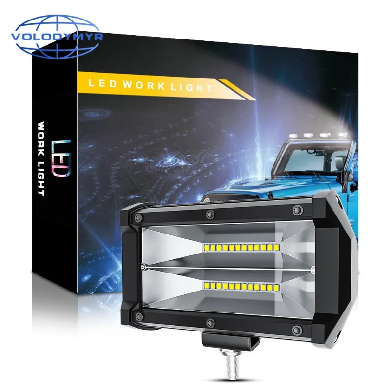

Volodymyr Car Work Light LED Offroad Spotlights Fog Lamp Diode Headlight SUV ATV Tractor Boat Trucks Excavator Light Bar 12/24V