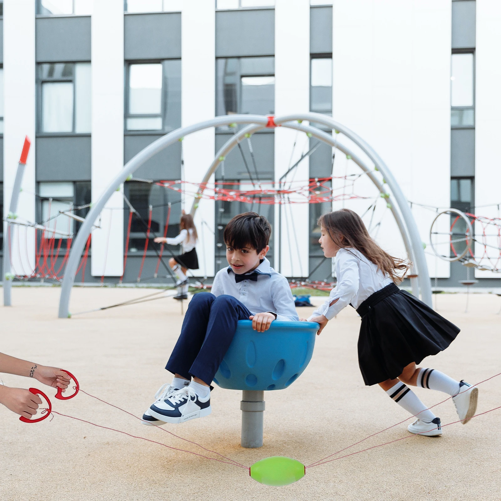 2 قطعة كرات مزدوجة ألعاب أطفال بلاستيكية للمنزل والمدرسة كرات مزدوجة للمهرجانات والأحداث ألعاب أطفال