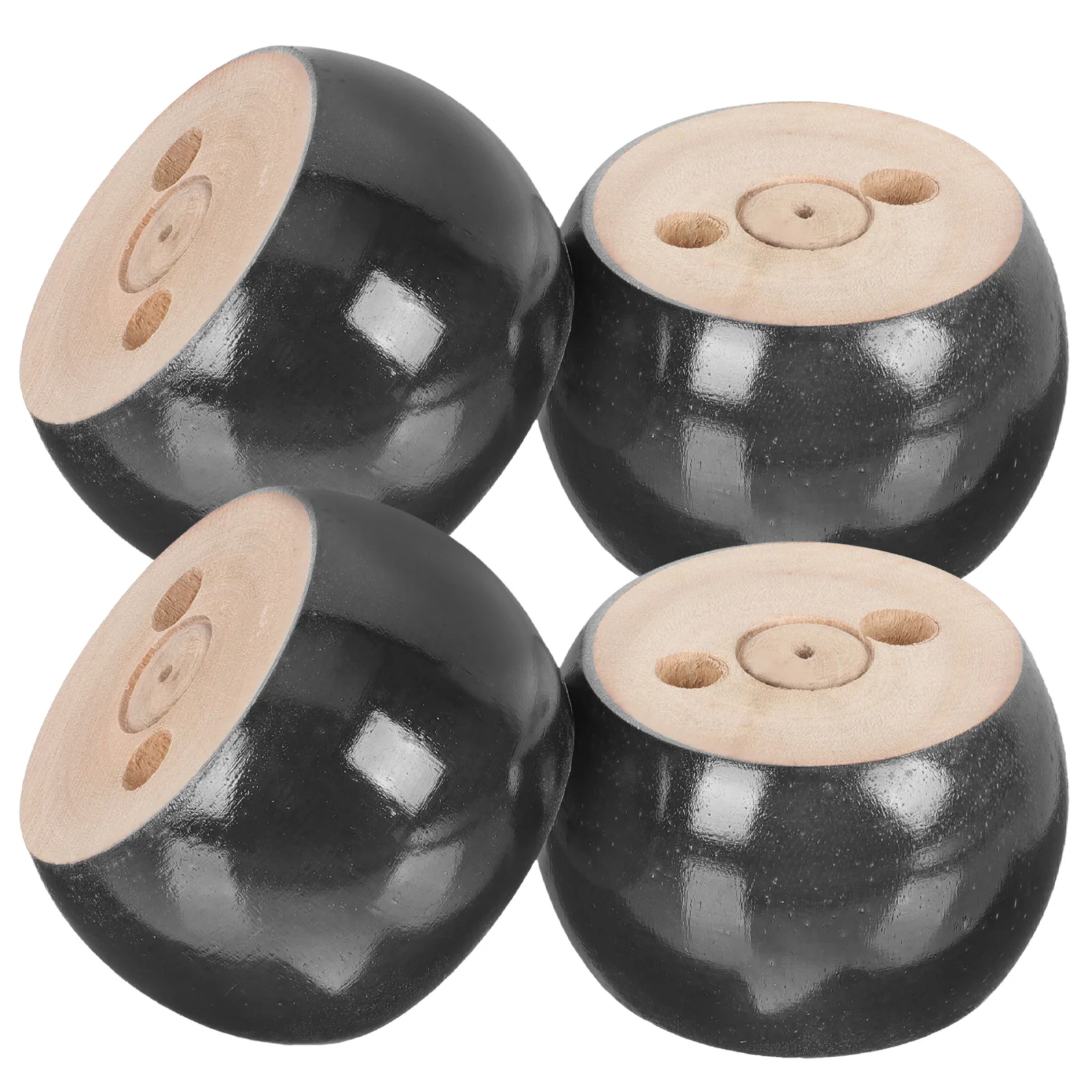 

4pcs Wooden Furniture Legs Round Table Legs For Sofa Cabinet Coffee Table Modern Mid Century Style Replacement Feet Stool Bed