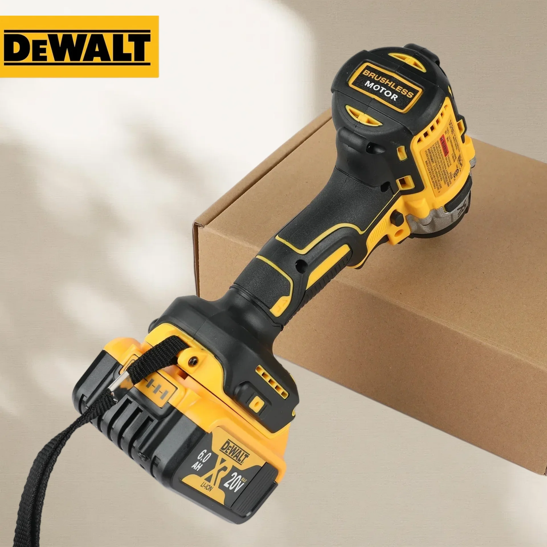 

Аккумуляторный шуруповерт DeWalt DCF887, бесщеточный, 205 Н·м, ударный, для аккумуляторов DeWalt 20В
