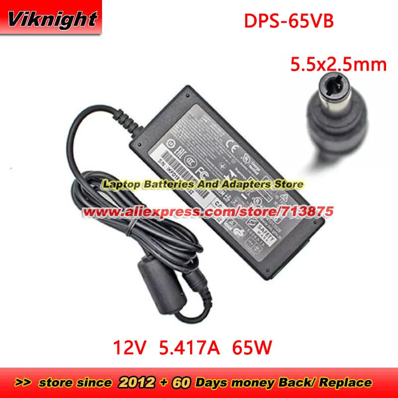 DPS-65VB AC Adapter for EA10521C-120 for QNAP TS-269 TS-259 TS-251 TS-231 TS-253 PRO TS-253A-8GXN3002T
