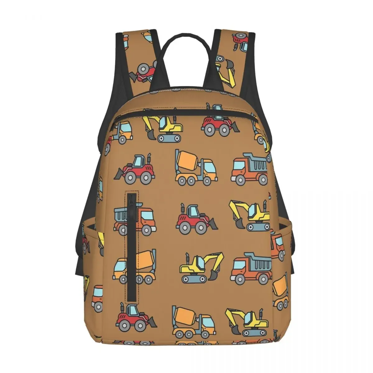 

Construction Bulldozer Digger Dumper Truck Dozer Excavator Backpack Daypack Large Capacity Boys Girls BookBag Shoulder Bags
