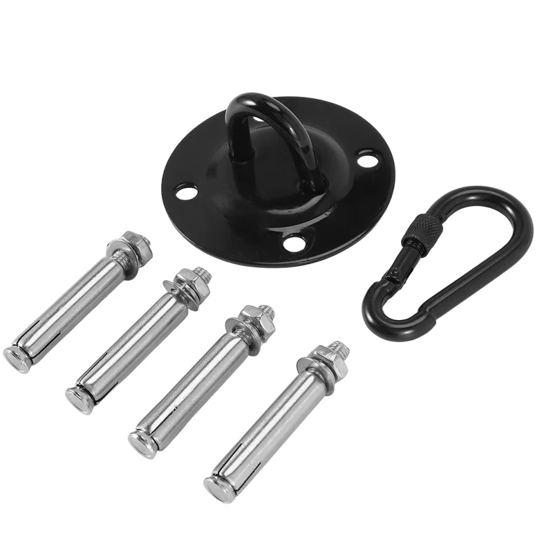 ODIES-2X 천장 후크 행잉 체어, 400KG 천장 후크, 360도 °   회전식 브래킷, 천장용 스윙 후크, 해먹, 펀칭백