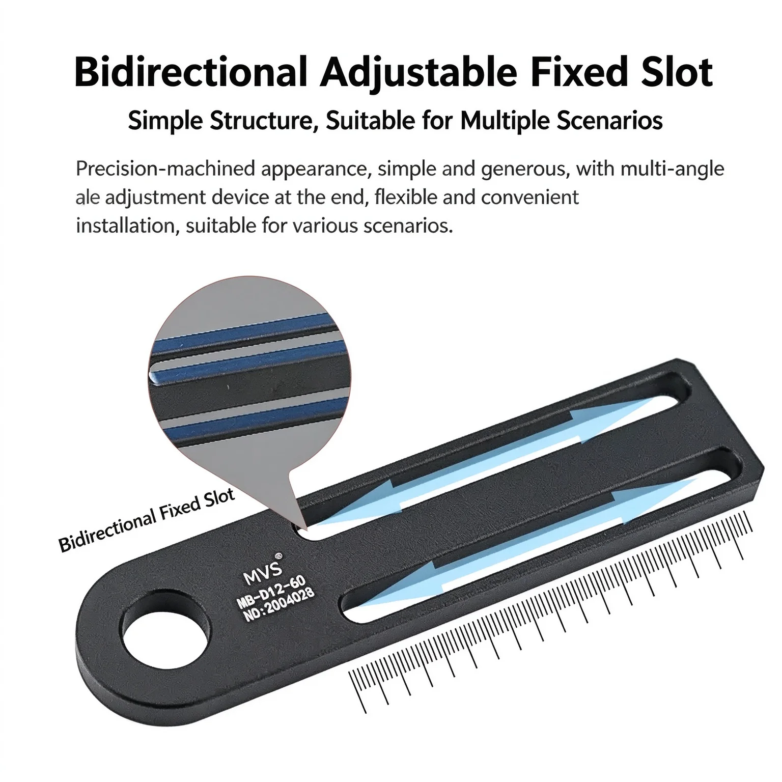 MB-D12-40 Industrial Use Durable Suction Cup Fixing Bracket Straight Connector for Manipulator Accessory