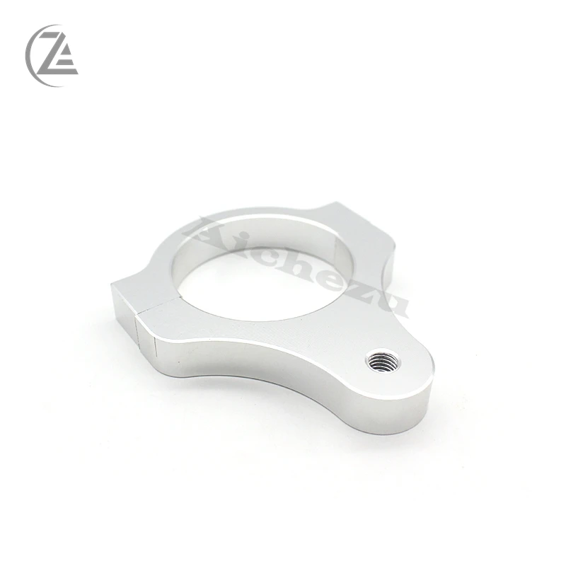 ACZ amortiguador de dirección de motocicleta, soporte de abrazadera de montaje de marco de horquilla, apto para accesorios de aluminio universales