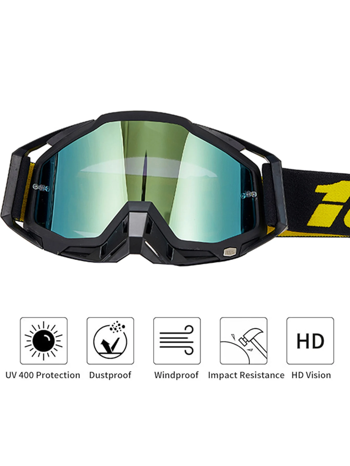 Hochleistungsfähiger Motorradhelm; Offroad-Motorrad-Sonnenbrille; Geländetaugliche Herren-Motorradbrille; ATV-winddicht; b