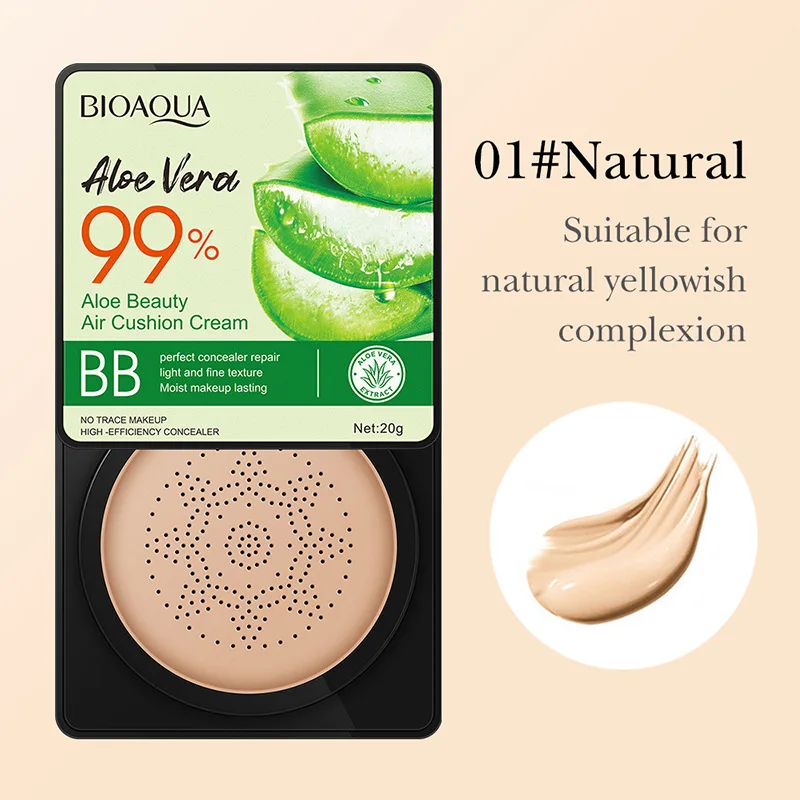 Bioaqua Mushroom Head Air Cushion BB Cream Foundation Cream for Face Makeup Concealer Whitening Cushion for Face Comestics