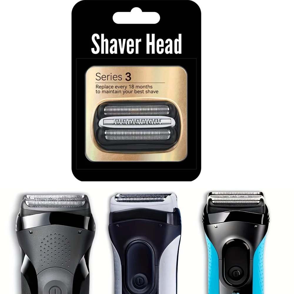 1pc Replacement Shaving Head, 32B S3 Electric Replacement Shaver Head Accessories For Braun Series 3 Shaving Razor Head