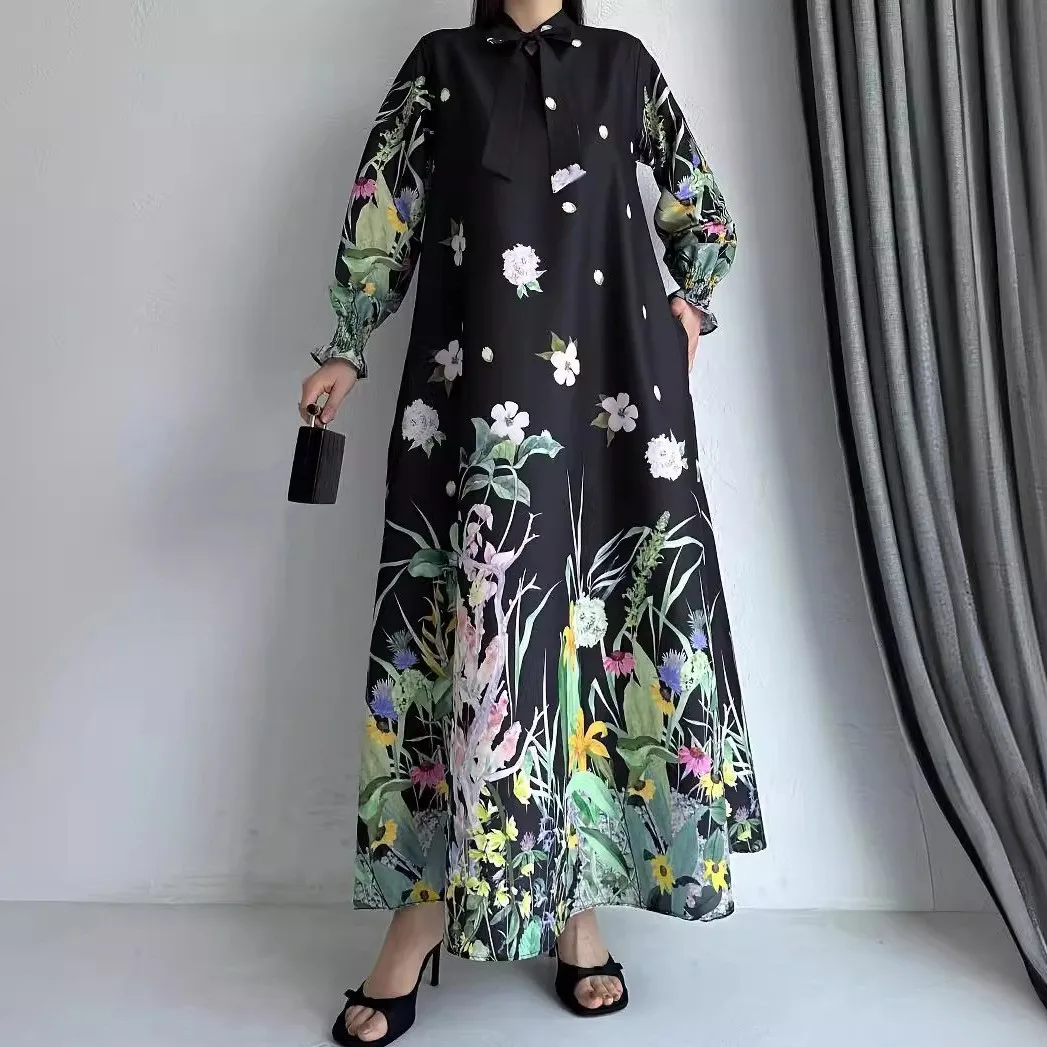 

Ramadan Eid Abaya Dubai Turkey Muslim Hijab Long Dress Islamic Clothing African Dresses For Women Robe Musulmane Djellaba Femme