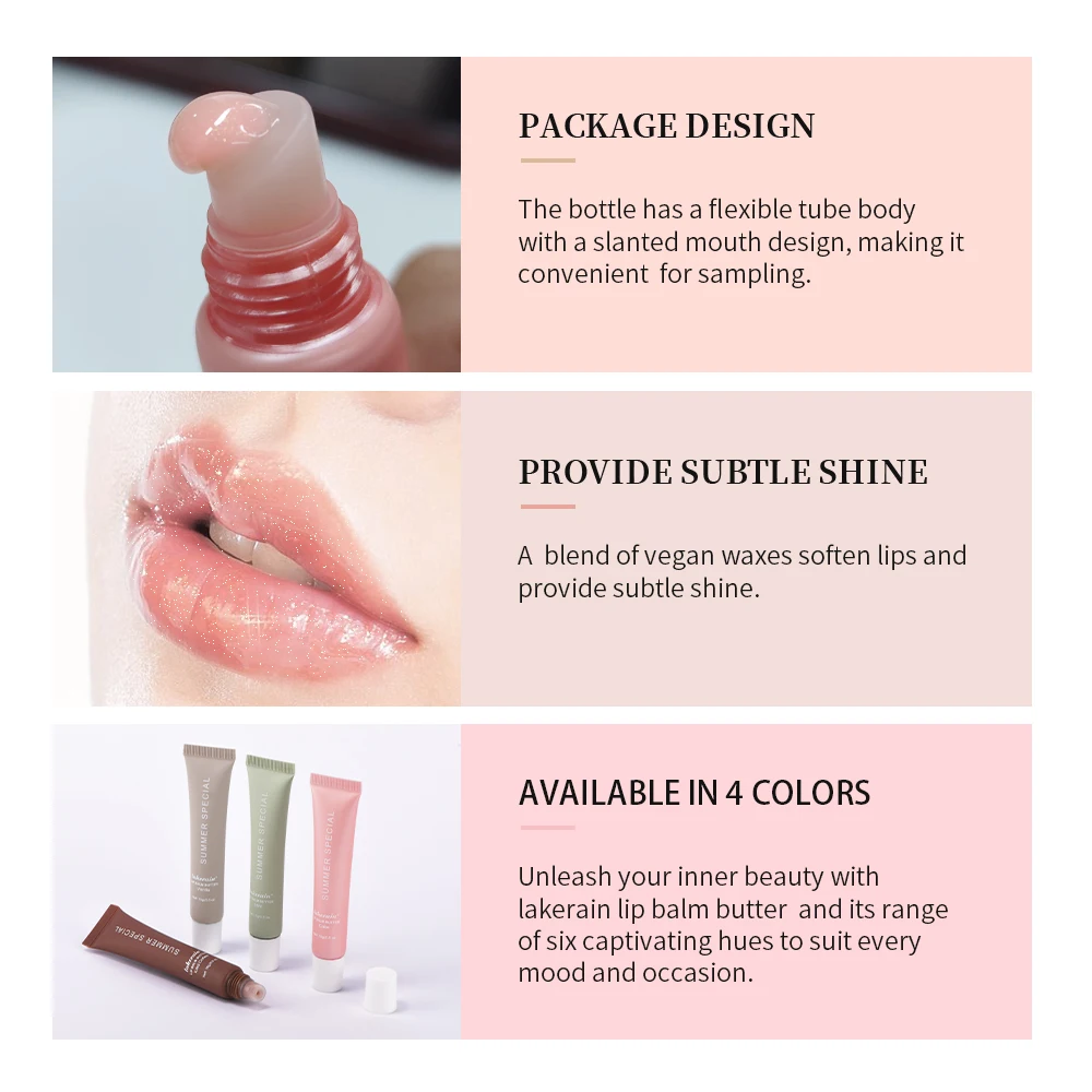 4 pçs/kit conjunto de brilho labial balm chapstick batons de longa duração batom líquido verão bálsamo labial hidratante beleza maquiagem