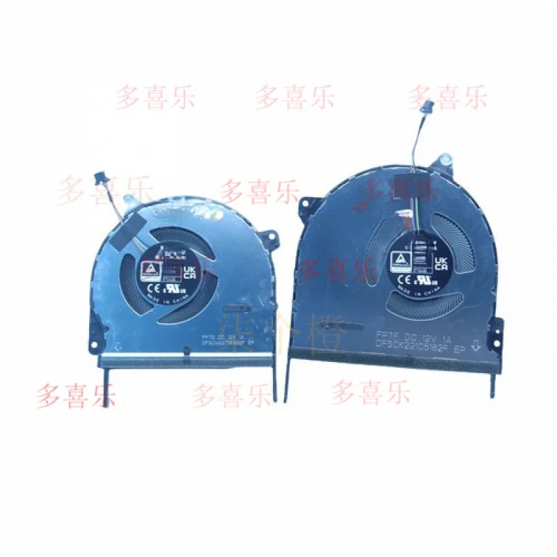 

Оригинальный охлаждающий вентилятор EE для ASUS Zenbook Pro 17, UM6702RA UM6702RC, процессор + графический процессор, R + L