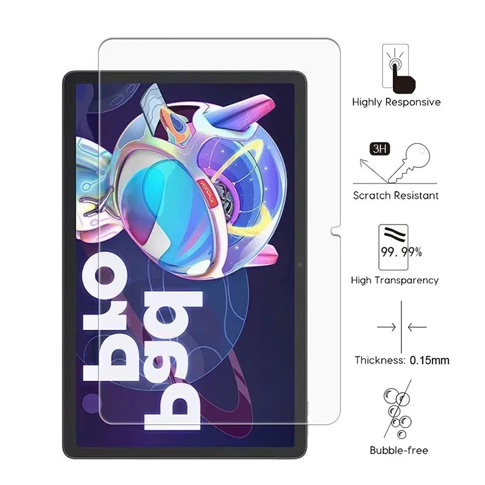 2Pcs 9H Tempered Glass Screen Protector For Lenovo Xiaoxin Pad Pro 11.2 Inch TB-138FC 132FU 2022 Tablet Ultra Clear Protective F
