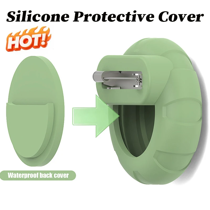 1PC Invisible Pin Tracker Device Case Full Protection Waterproof Locator Holder Inside Silicone Protective Cover for Airtag Kids