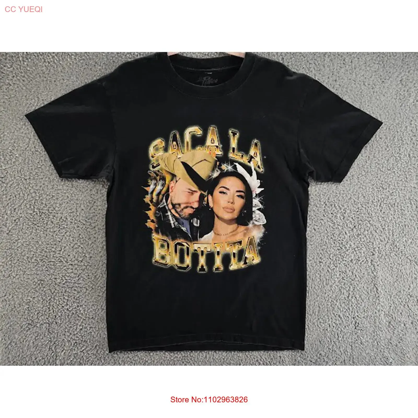 Camiseta La Platica Saca Botita para Hombre, Talla Mediana, Estilo Vintage, Lavada, Cómoda, Elegante, Elástica, Versátil, Ropa de Diseñador