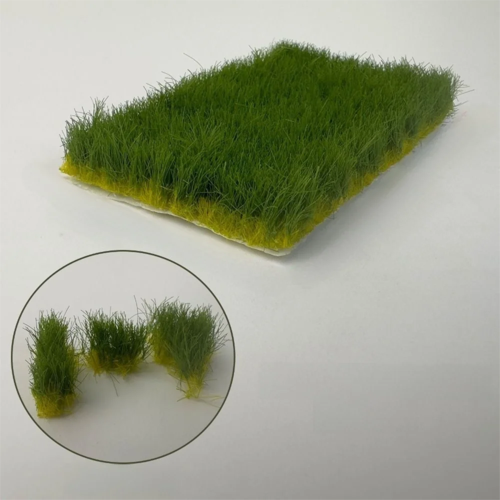 

Height 12mm Artificial Grass Tufts Miniature Landscape Simulation Miniature Bushes Plant Farmland House Hand Tear