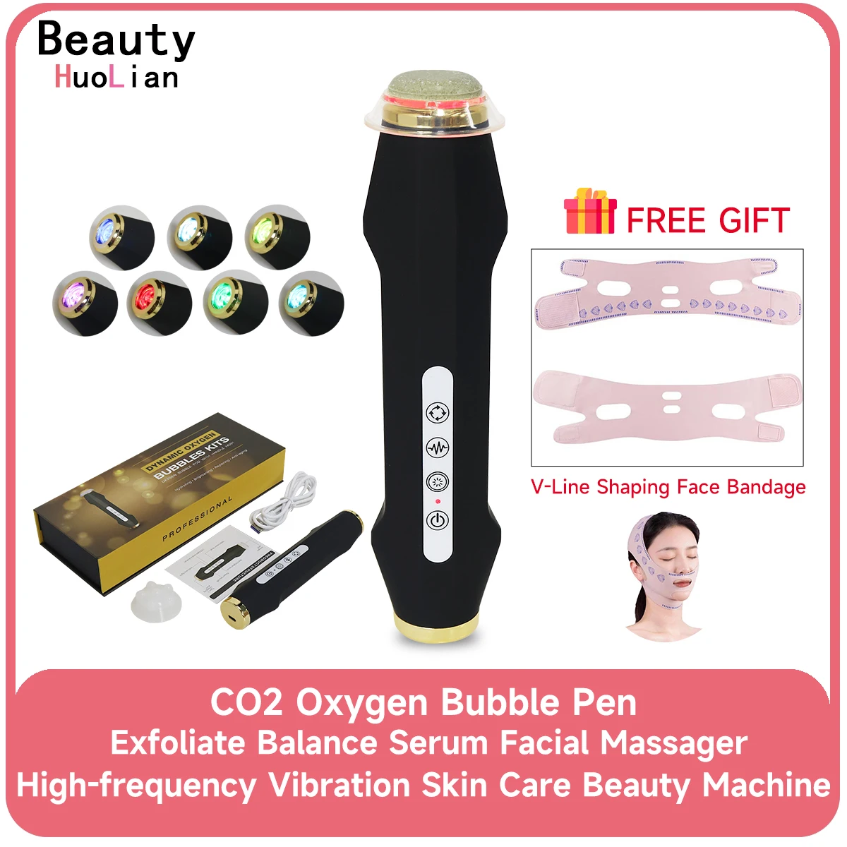 Facial Machine Facial Skin Care Device Facial SPA CO2 Bubble Oxygen Beauty Machine