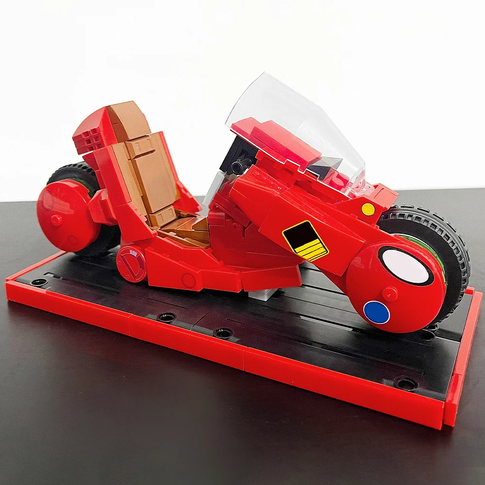 Technical Motorcycle Motorbike Car Moc Modularize Create Ideas Adorable Building Blocks Bricks Model Educational Toy Gift 231pcs