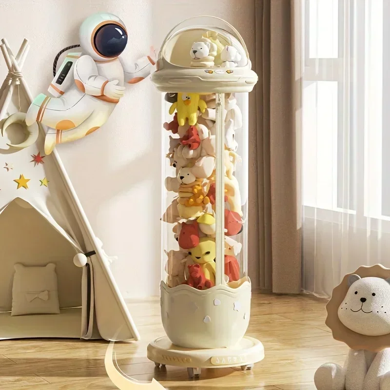 

Коробка для хранения кукол, прозрачное ведро на молнии космонавта, детские плюшевые коробки для хранения, пластиковый органайзер для игрушек