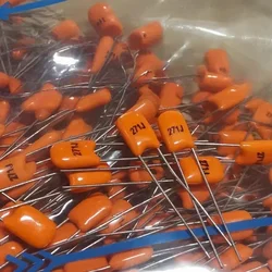 10PCS NIS NISSEI Nissei 100V 271 270PF 270P Orange APS Audio Film Capacitors