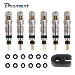 Deemount Top Quality Presta Valve Core 2/6/12PCS Brass CNC FV MTB Road Bike Tubes Service Parts Tool Optional