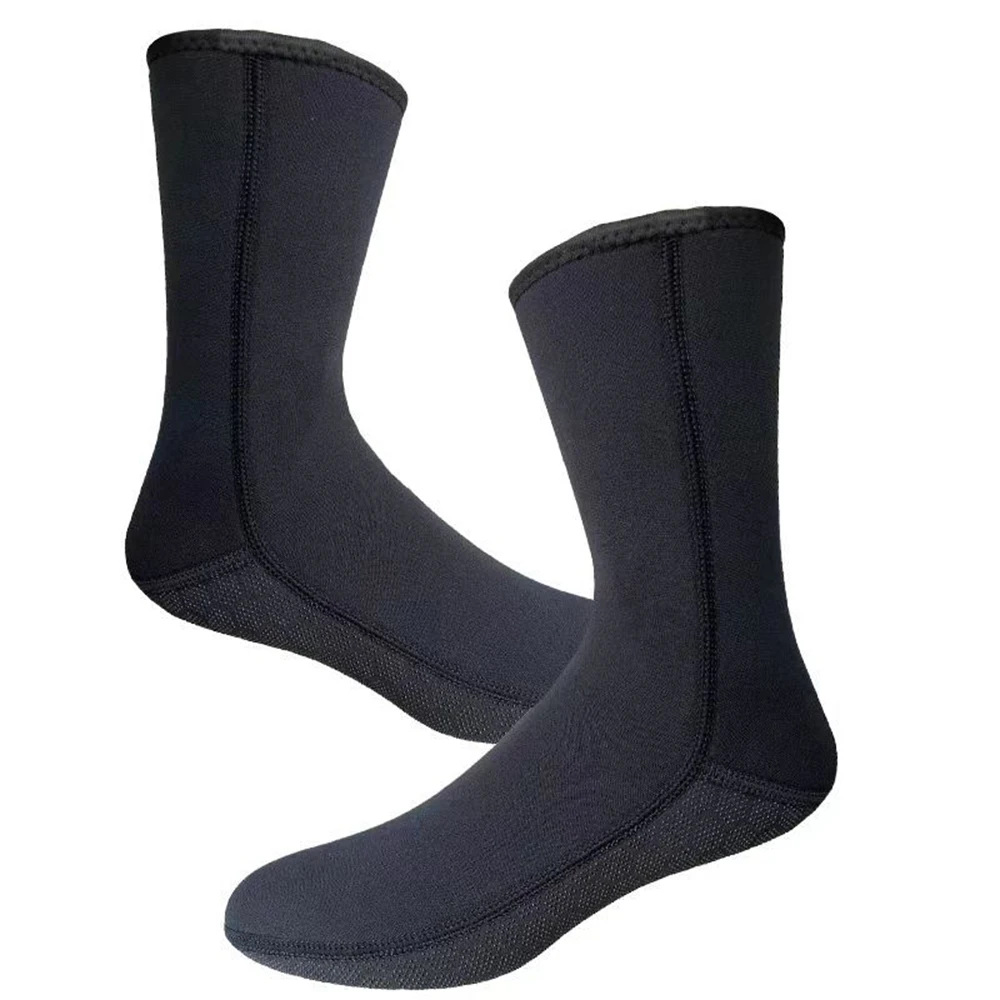 Non-Slip Neoprene Diving Socks for Men and Women, Warm Patchwork Wetsuit Shoes, Free Surfing Boots, Adult Swimming, 5mm