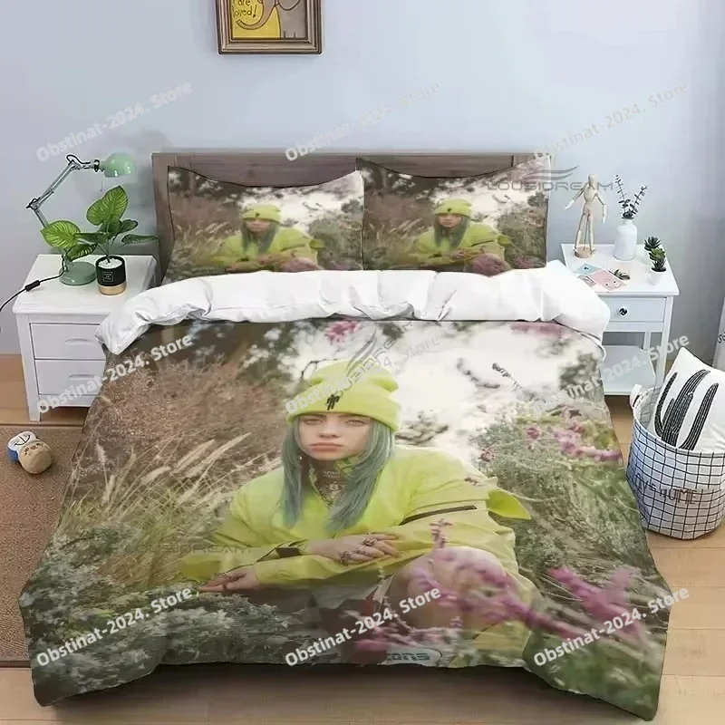Popular Star B-E Singer Bedding Set Print single Comforter Quilt Bed Cover Duvet Cover Pillow Case 3 Pieces Sets Kids Adult Size