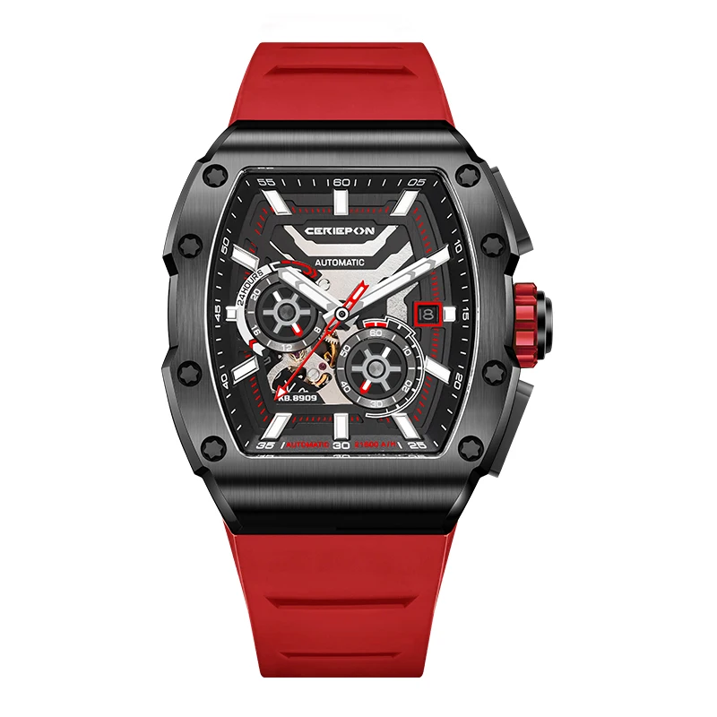 2026 Luxe automatische horloges Heren mechanisch horloge Armbandaccessoires Richard Style Waterdicht roestvrijstalen klok Relogio