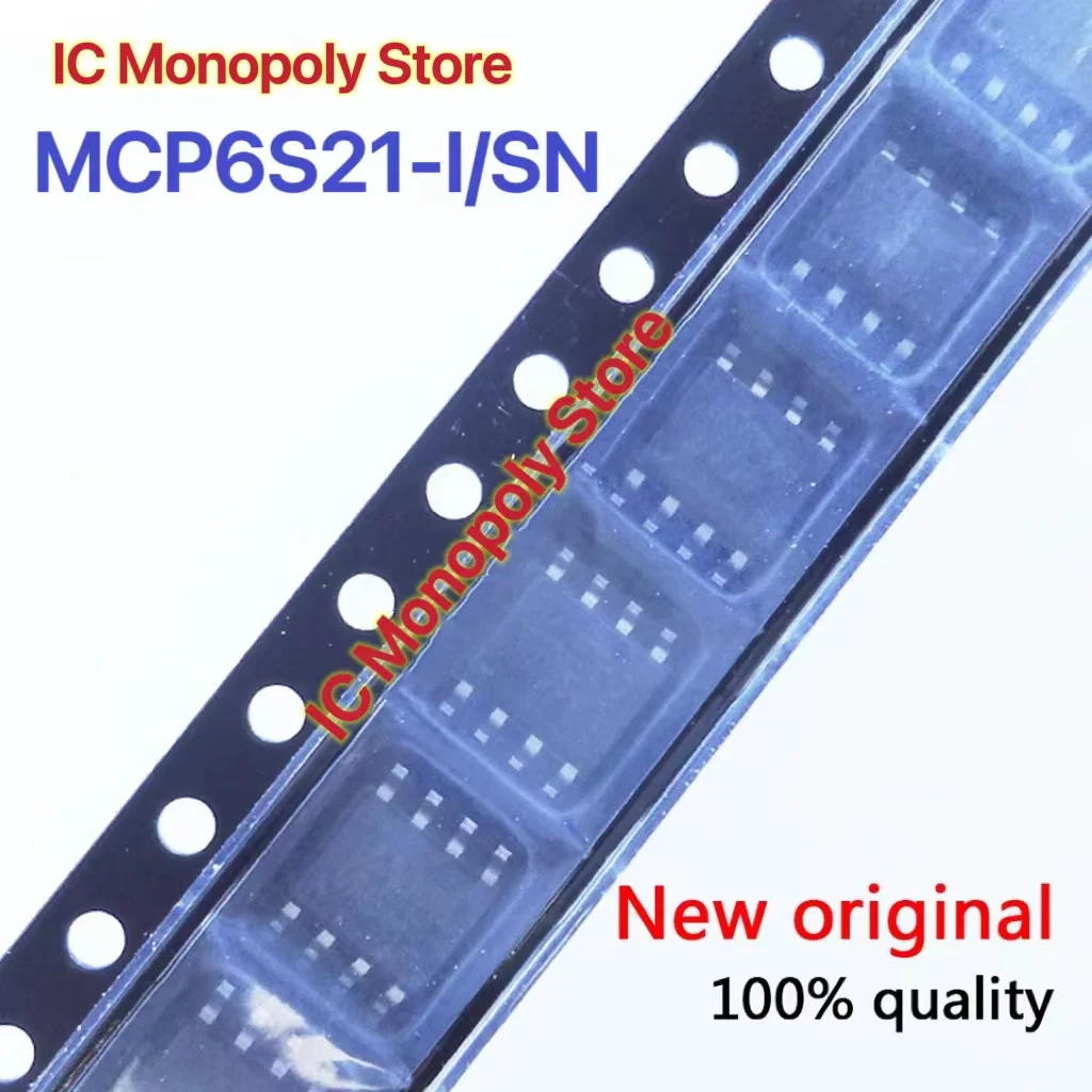 

5-10pcs MCP6S21-I/SN MCP6S21I MCP6S21 SOP-8