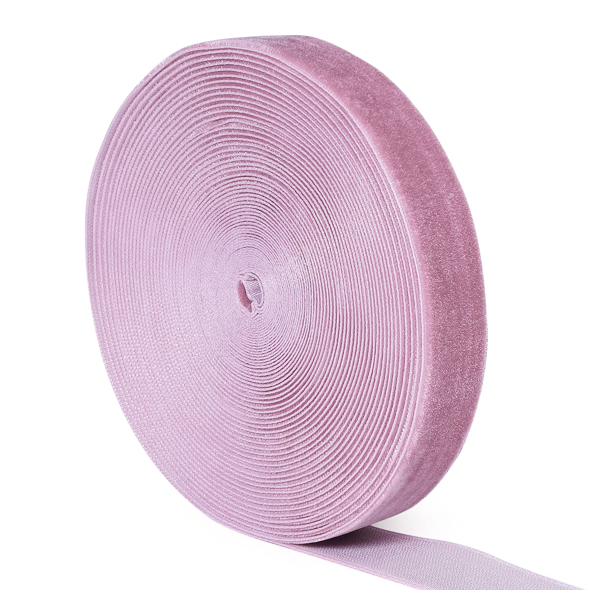5-10 yards/rolle Samtband Weinrot Farbe Einseitiges Beflockungsband Für DIY Weihnachten Party Geschenk Blumenstrauß Verpackung Dekoration – Detail 10