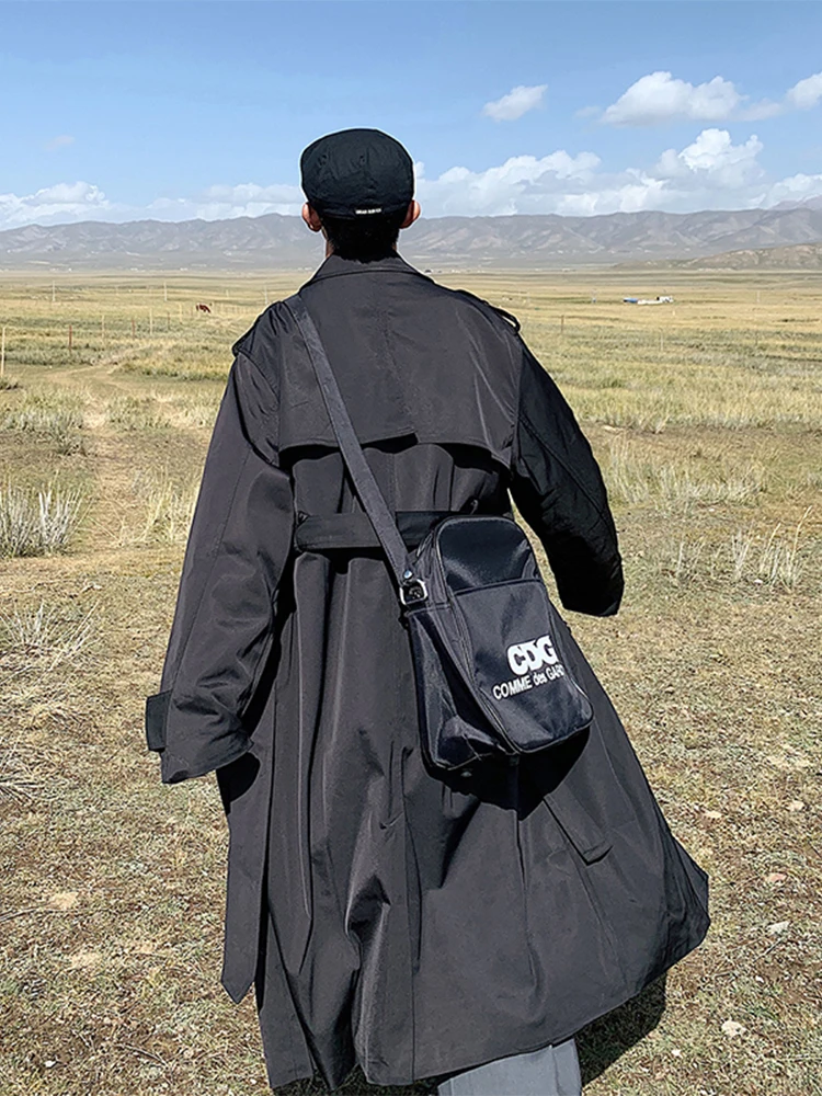 

Father Sle Men's Coat Jaet Waist-Cinched Germanic Trench Coat Baren Kensington High-End Autumn Winter Coat