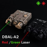 Tactical WADSN DBAL-A2 Plastic NO IR PEQ OGL MAWL M300A M600C Airsoft Red Green Dot Rifle Hunting Light DBAL-A2 Fit 20mm Rail